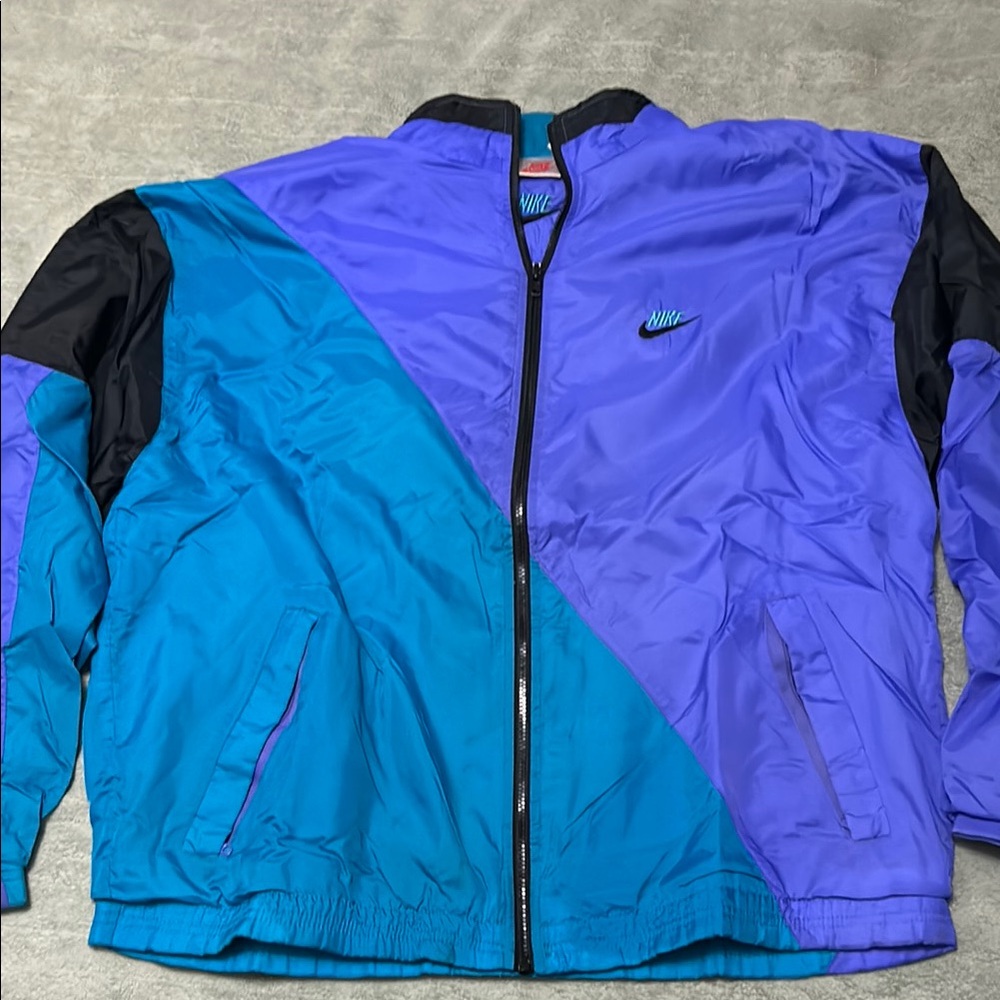 Nike Men's Blue and Purple Jacket